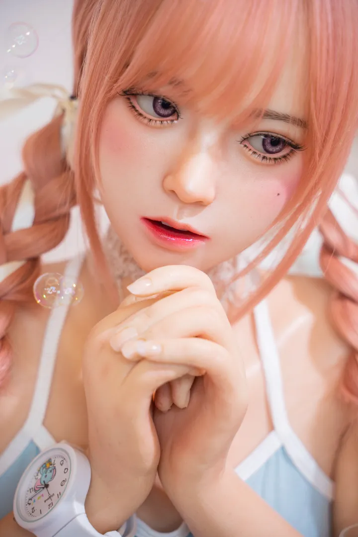 148cm (4ft10) B-Cup Lifelike Petite Silicone Sex Doll Mia, ROS Head #22